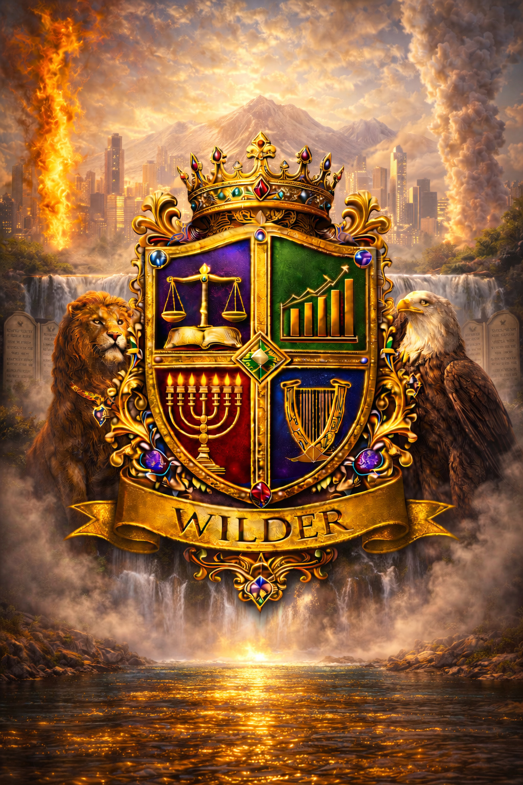 The Wilder family crest